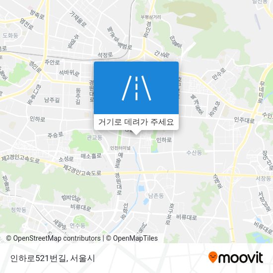 인하로521번길 지도