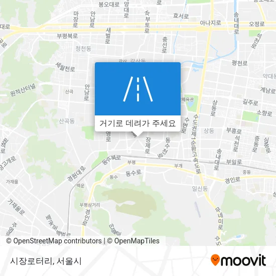 시장로터리 지도