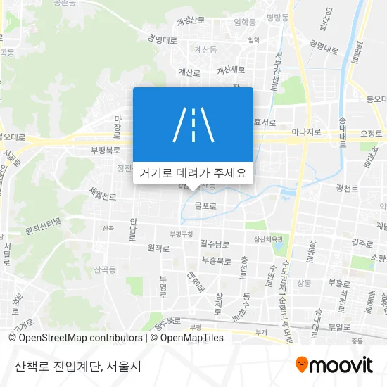 산책로 진입계단 지도