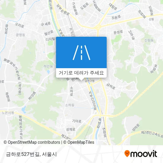 금하로527번길 지도