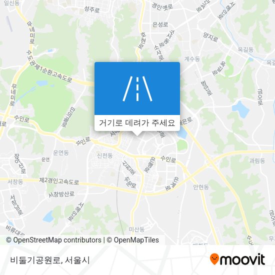 비둘기공원로 지도