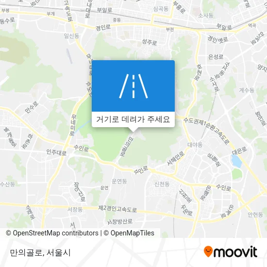 만의골로 지도