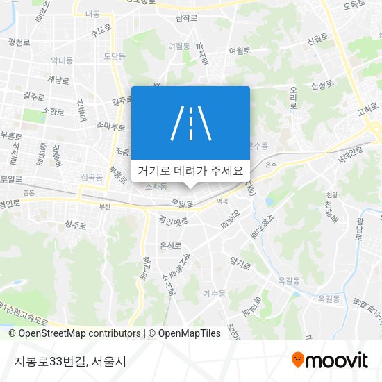 지봉로33번길 지도