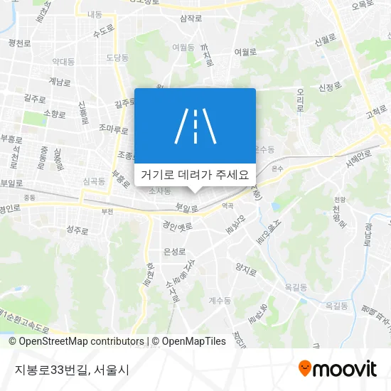 지봉로33번길 지도