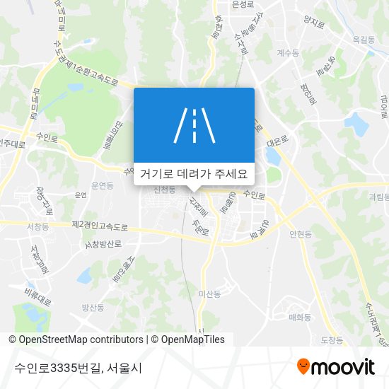 수인로3335번길 지도