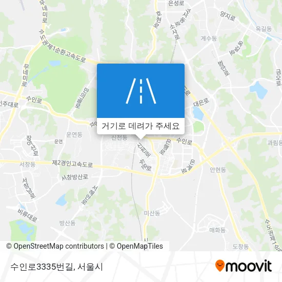 수인로3335번길 지도
