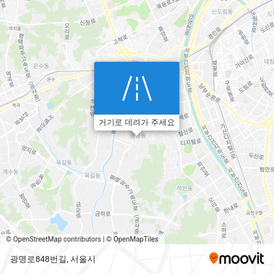 광명로848번길 지도