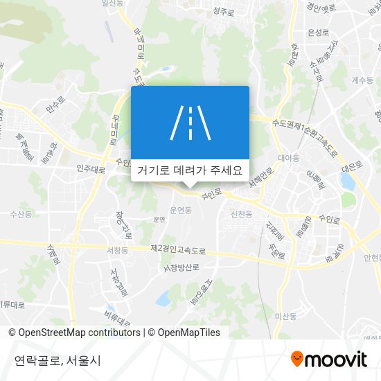 연락골로 지도