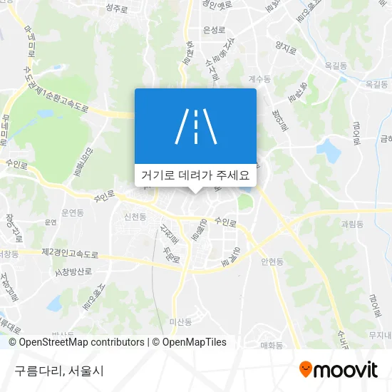구름다리 지도