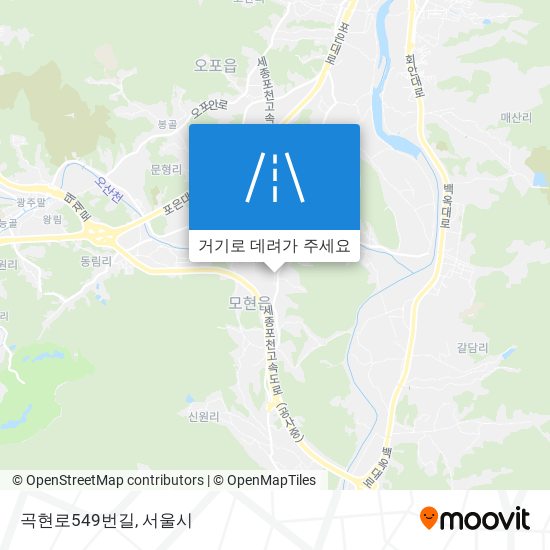 곡현로549번길 지도