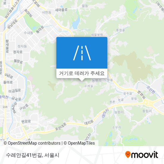 수레안길41번길 지도