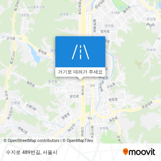 수지로 489번길 지도