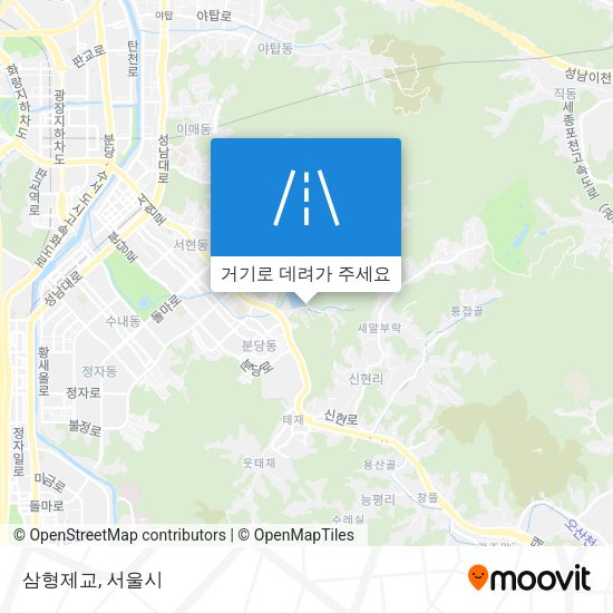 삼형제교 지도
