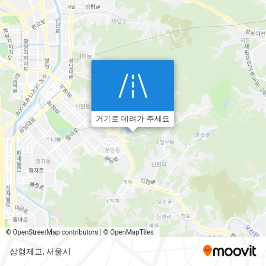 삼형제교 지도