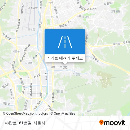 야탑로161번길 지도
