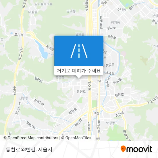 동천로63번길 지도