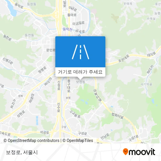 보정로 지도