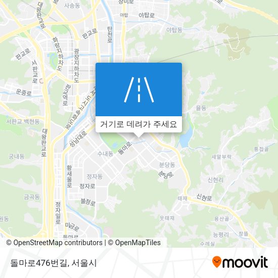 돌마로476번길 지도