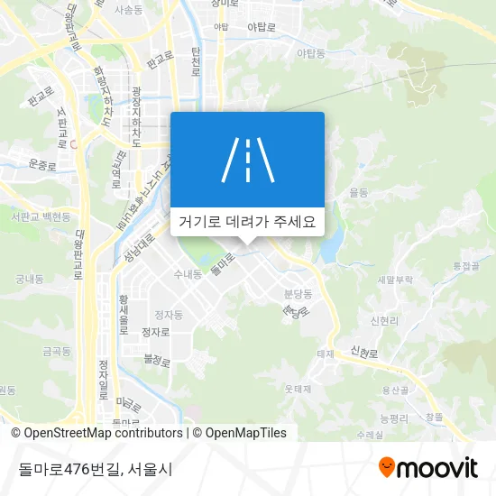 돌마로476번길 지도