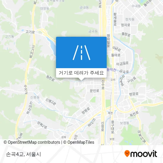 손곡4교 지도