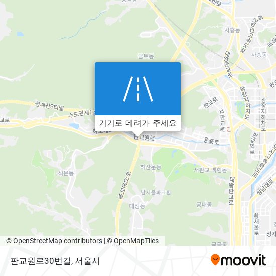 판교원로30번길 지도