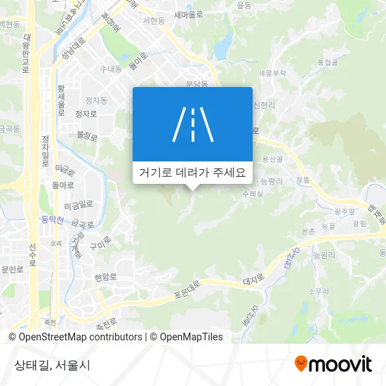 상태길 지도