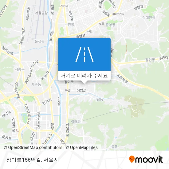 장미로156번길 지도