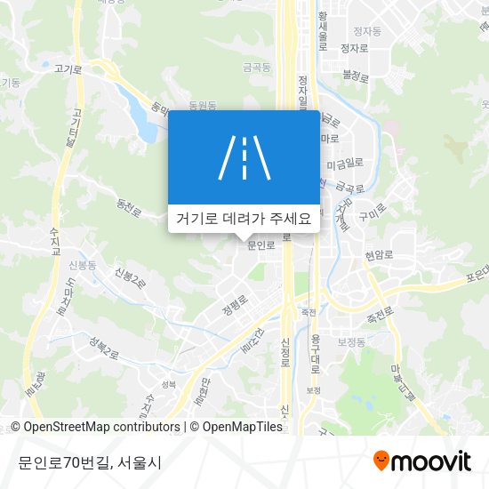 문인로70번길 지도