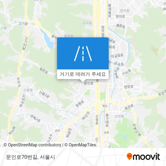 문인로70번길 지도
