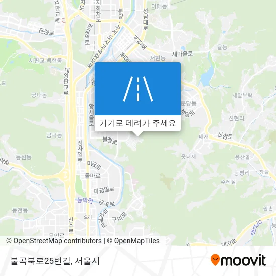 불곡북로25번길 지도