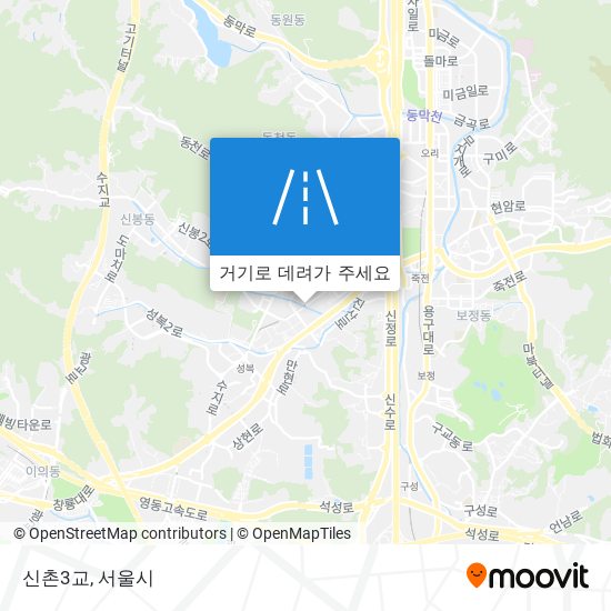 신촌3교 지도