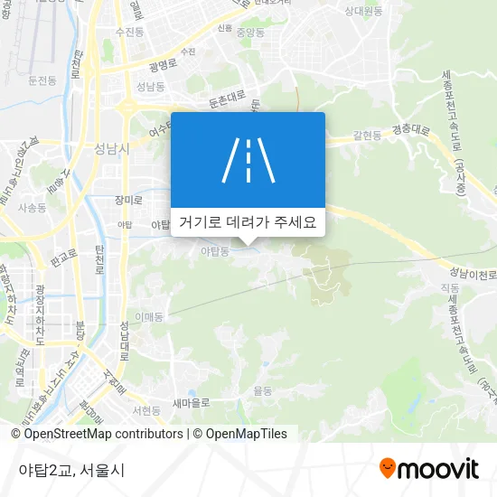 야탑2교 지도