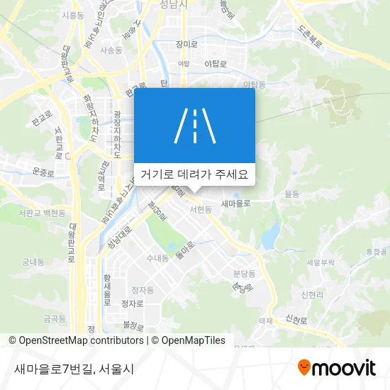 새마을로7번길 지도