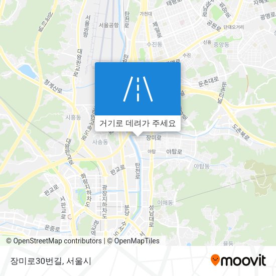 장미로30번길 지도