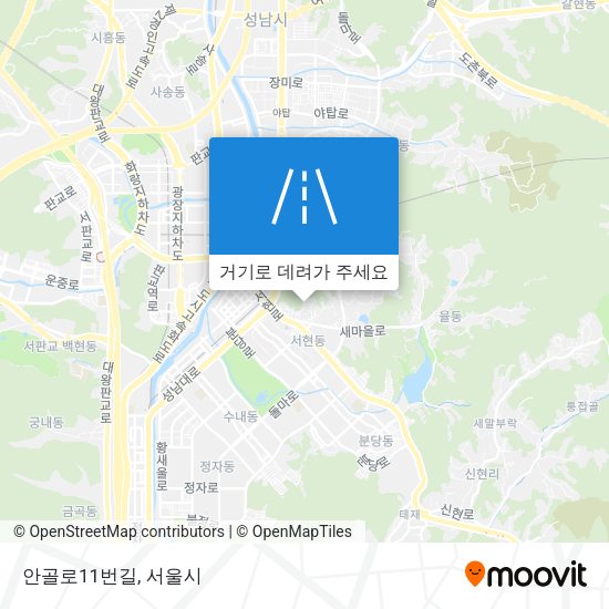 안골로11번길 지도