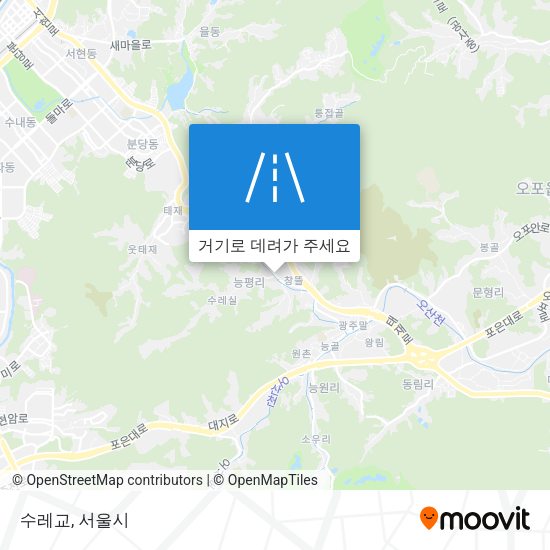 수레교 지도