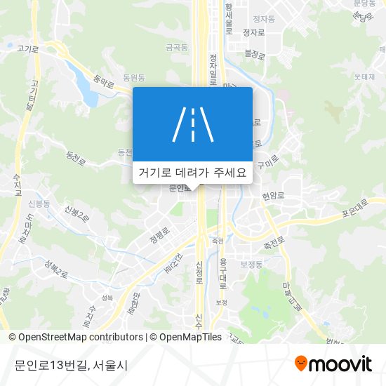 문인로13번길 지도