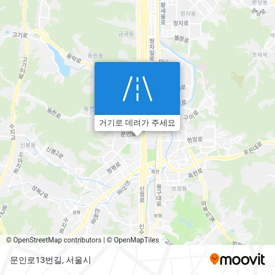 문인로13번길 지도
