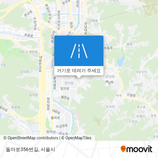 돌마로356번길 지도