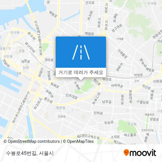 수봉로45번길 지도