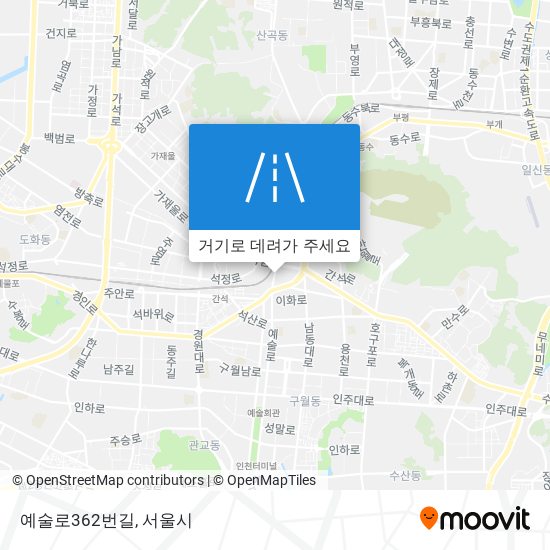 예술로362번길 지도