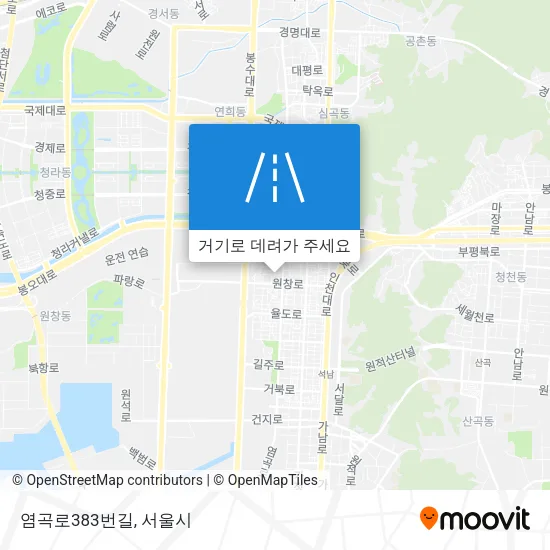 염곡로383번길 지도