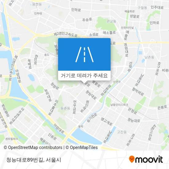 청능대로89번길 지도