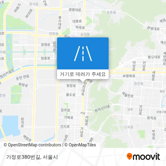 가정로380번길 지도