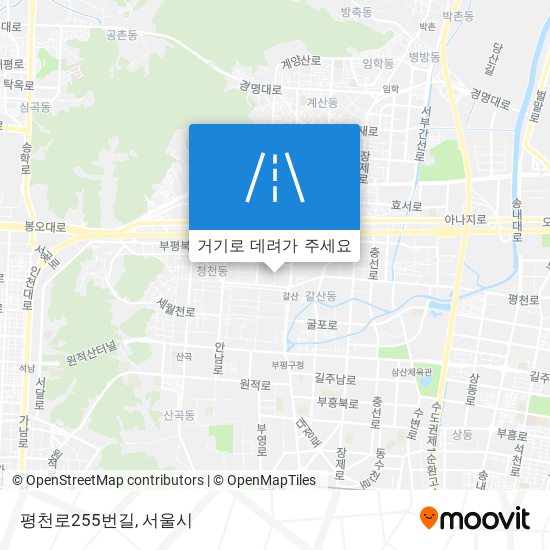 평천로255번길 지도