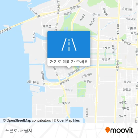 푸른로 지도