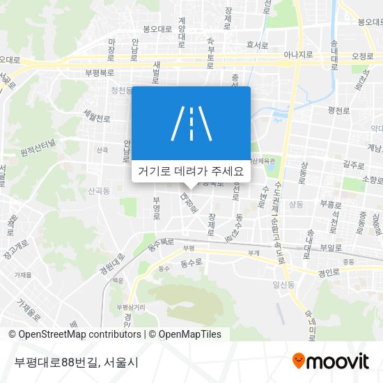부평대로88번길 지도