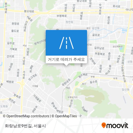 화랑남로9번길 지도