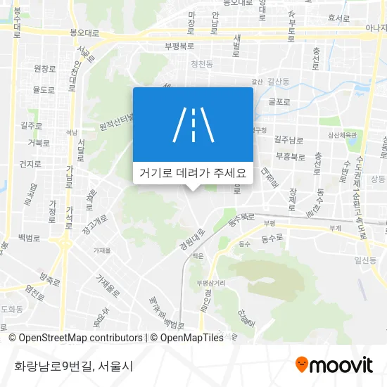 화랑남로9번길 지도