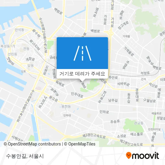 수봉안길 지도